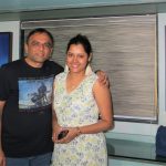 With Madhuri Dey